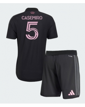 Inter Miami Casemiro #5 Maglia Gara Trasferta Repliche 2026-27 Bambino Maniche Corte